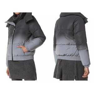 NEW! MARC NEW YORK Reflective Ombre Puffer Jacket M